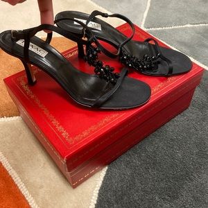 ISAAC MIZRAHI, WOMENS 9, BLACK